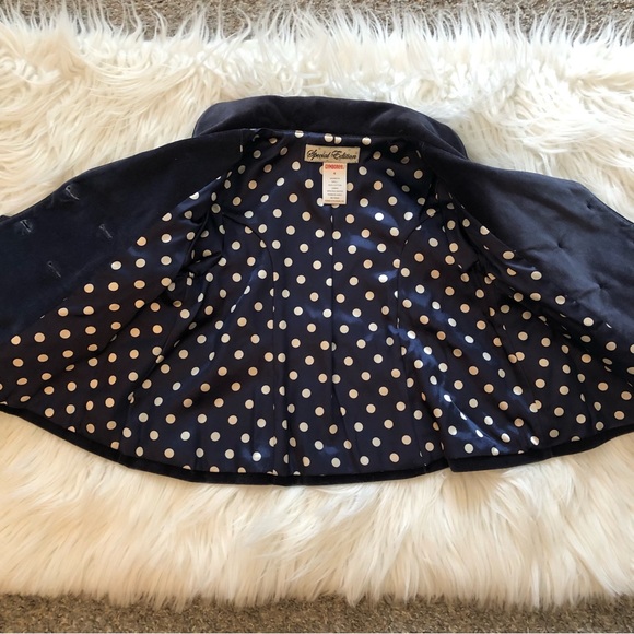 Special Edition- NEW Gymboree Special Edition Toddler Girl’s Velvet Coat Jacket - Picture 4 of 8